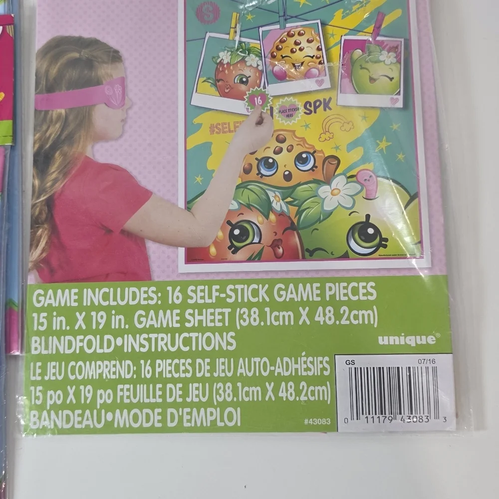Shopkins Pink Party Supplies Kit